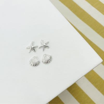 Shell And Starfish Earrings