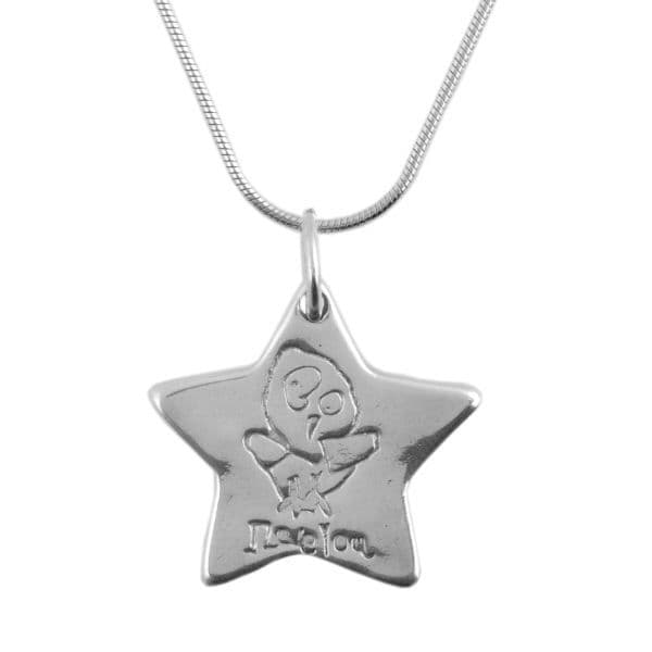 Silver Artwork Necklace