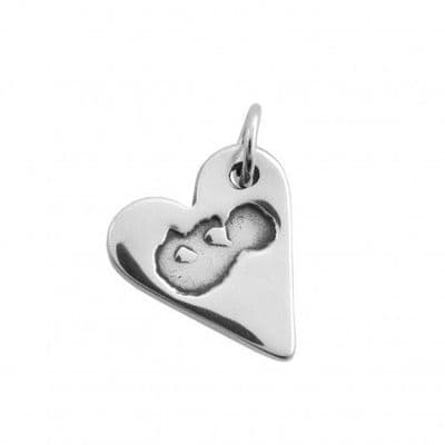 Silver Baby Scan Pendant