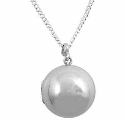Silver Ball Locket