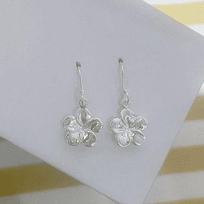 Silver Buttercup Earrings