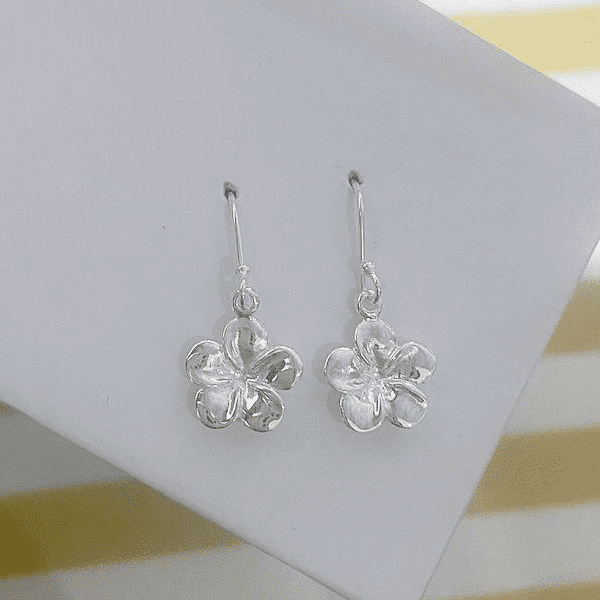 Silver Buttercup Earrings