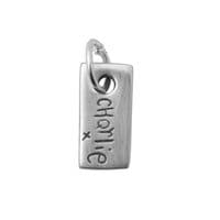 Silver Handwriting Necklace