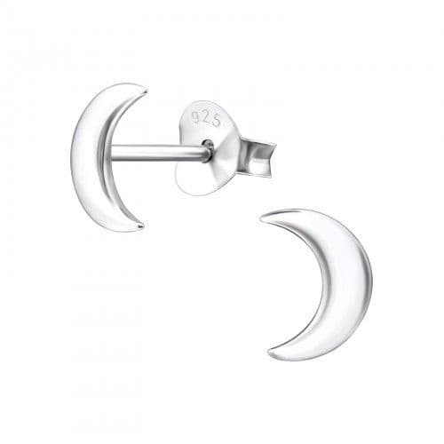 Silver Moon Studs