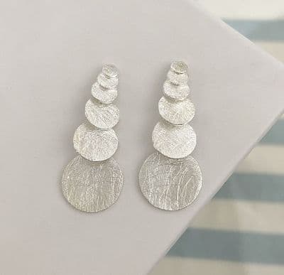 Silver Multi Dangle Earring