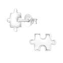 Silver Puzzle Studs