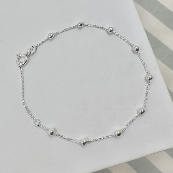Silver Seed Bracelet