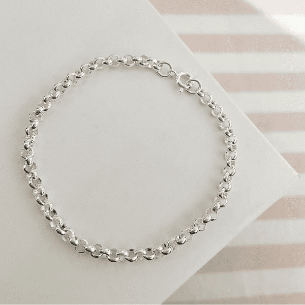 Silver Slimline Belcher Bracelet
