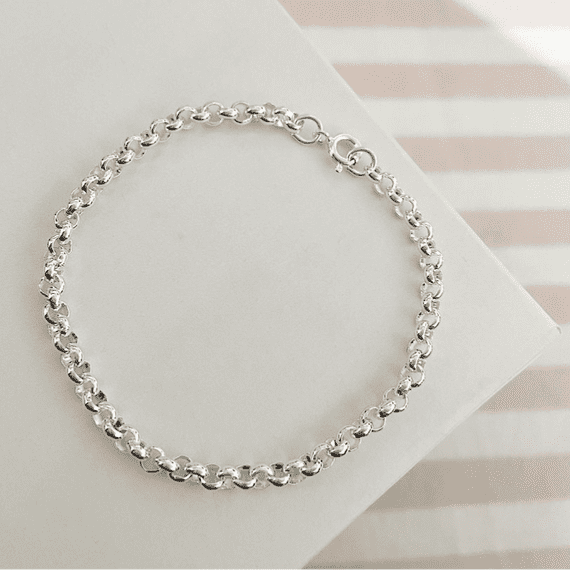 Silver Slimline Belcher Bracelet