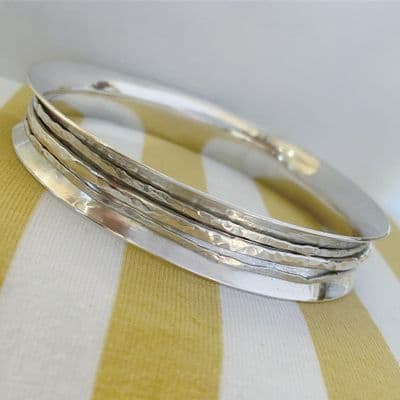 Silver Spinning Bangle