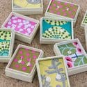 Silver Square Studs