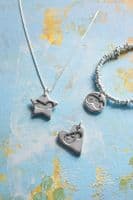 Sliver Circle Baby Scan Charm