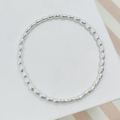 Small Oval Beaded Bracelet