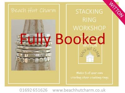 Stacking Ring Workshop, Sat 19th Sept 10am - 12:30pm, BEACH HUT CHARM