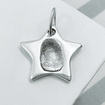 Star Fingerprint Charm