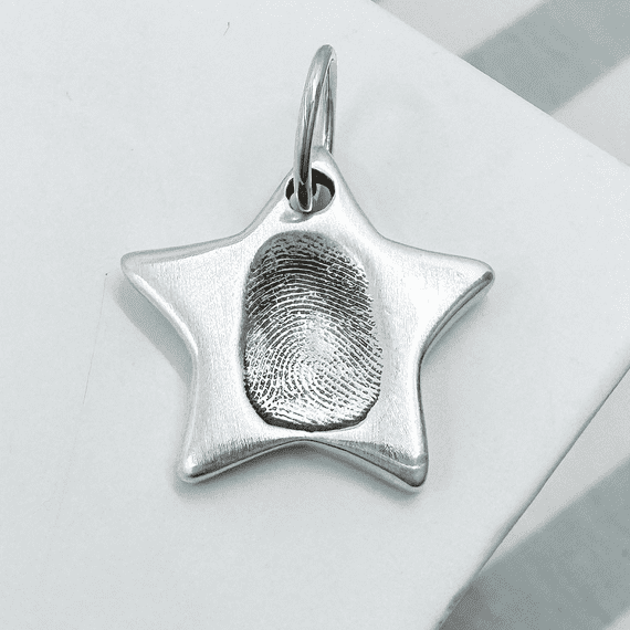 Star Fingerprint Charm