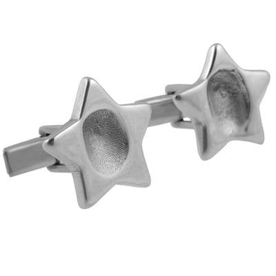Star Fingerprint Cufflinks