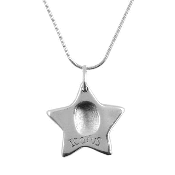 Star Fingerprint Necklace