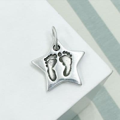 Star Foot Print Charm