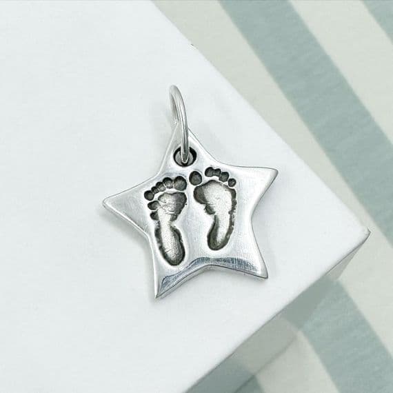 Star Foot Print Charm