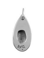 Tear Drop Fingerprint Key Ring