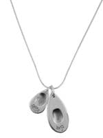 Tear Drop Fingerprint Pendant