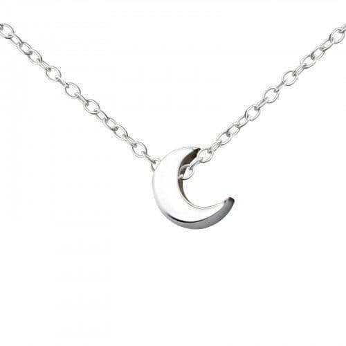 Tiny Moon Necklace