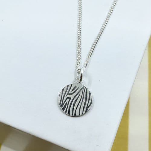 Zebra Print Necklace