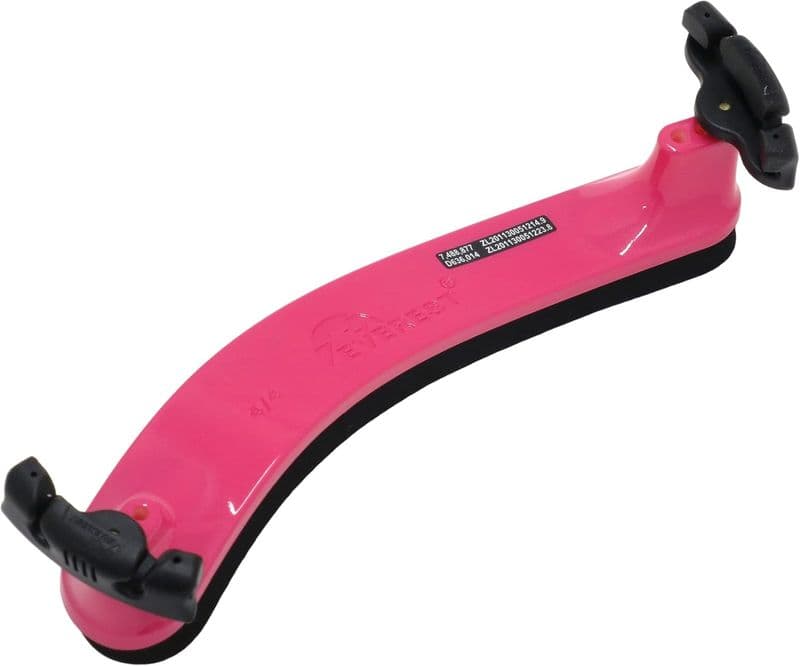 Everest Violin Shoulder Rest Hot Pink