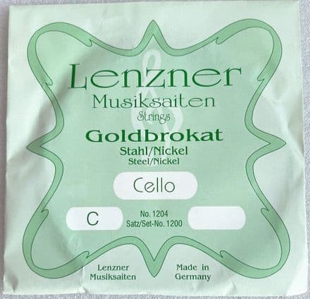 Lenzner Goldbrokat Cello C