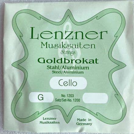 Lenzner Goldbrokat Cello G