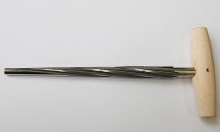 Violin/viola spiral cut peg hole reamer