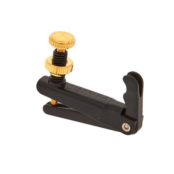 Wide Slot Black/Gilt violin adjuster
