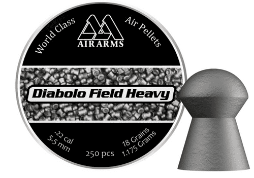 Air Arms Diabolo Field Heavy .22 / 5.52mm Diablo Domed Pellets