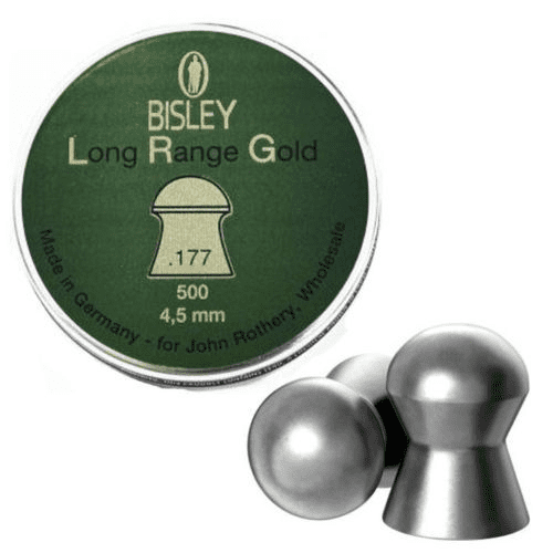 Bisley Long Range Gold .177 / 4.5mm Domed Pellets