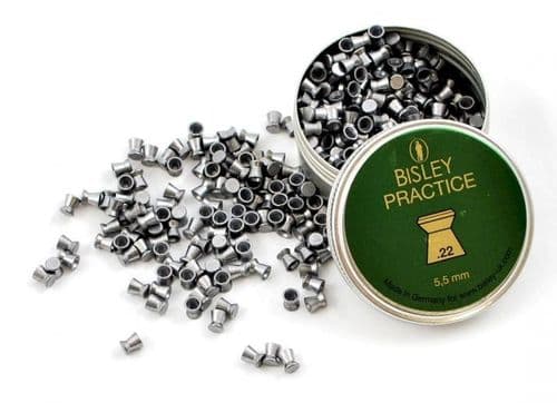 Bisley Practice .22 / 5.5mm Flat Head Target Practice Pellets
