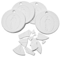 Bisley Shoot and Smash Chalk Targets Shooting Practice Shoot-N-Smash 42mm - Box of 50