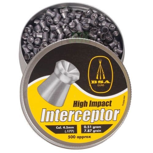 BSA Interceptor .177 / 4.5mm Hollow Point Pellets