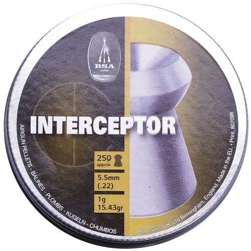 BSA Interceptor .22 / 5.5mm Hollow Point Pellets