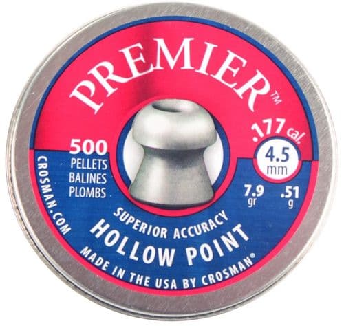 Crosman Hollow Point .177 / 4.5mm Premier Hollow Point Pellets