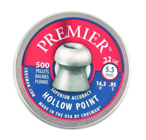 Crosman Hollow Point .22 / 5.5mm Premier Hollow Point Pellets