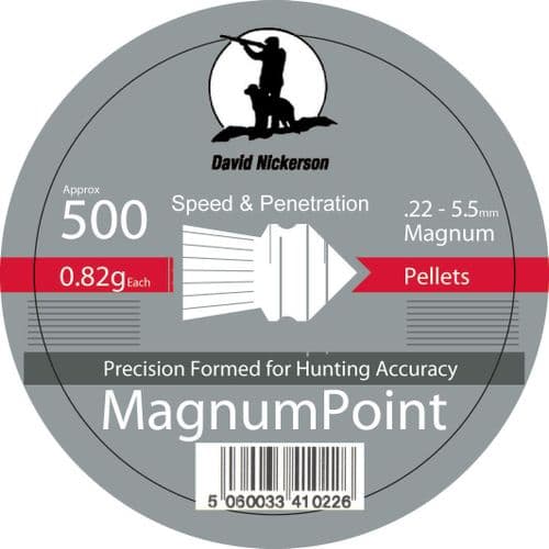 David Nickerson Magnum .22 / 5.5mm Pointed Pellets