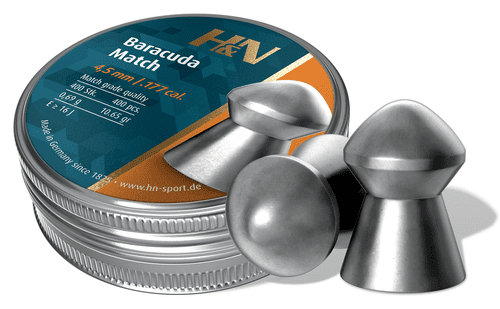 H&N Baracuda Match .177 / 4.51mm Long Range Pellets