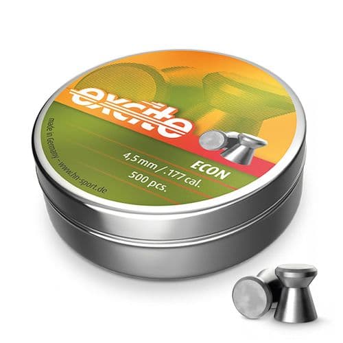 H&N Excite Econ Hobby .177 / 4.5mm Light Practice Flat Head Pellets