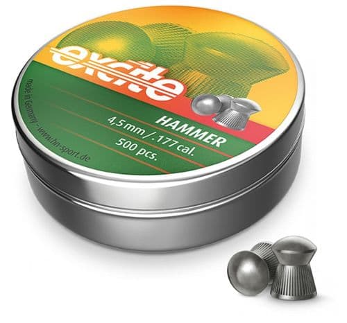 H&N Excite Hammer .177 / 4.5mm Domed Pellets
