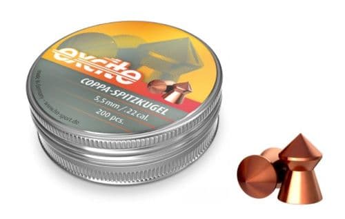 H&N Excite Spitzkugel Coppa .22 / 5.5mm Copper Pointed Pellets