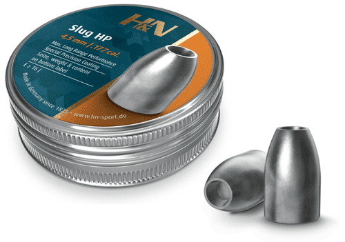 H&N Slug HP .177 / 4.5mm Long Range Performance Hollow Point Slug Air Pellets