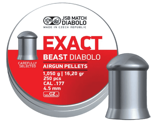 JSB Exact Beast .177 / 4.52mm Diabolo Domed Pellets