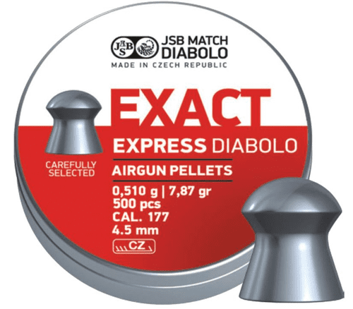 JSB Exact Express .177 / 4.52mm Diabolo Domed Pellets