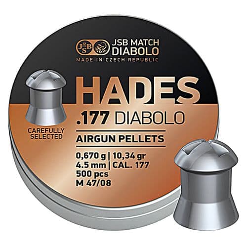 JSB Hades .177 / 4.50mm Diabolo Hollow Point Pellets